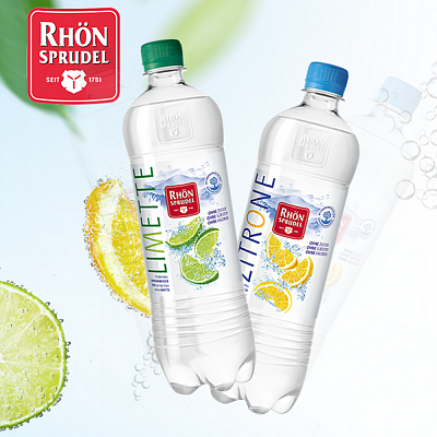 Новинка от Rhon Sprudel - минеральная вода со вкусом лимона и лайма!
